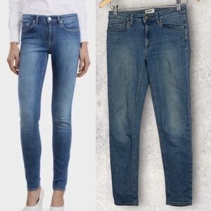 ACNE Studios Mid Rise Denim Blue Jeans‎ Skinny Fit Stretch Medium Wash Casual 26